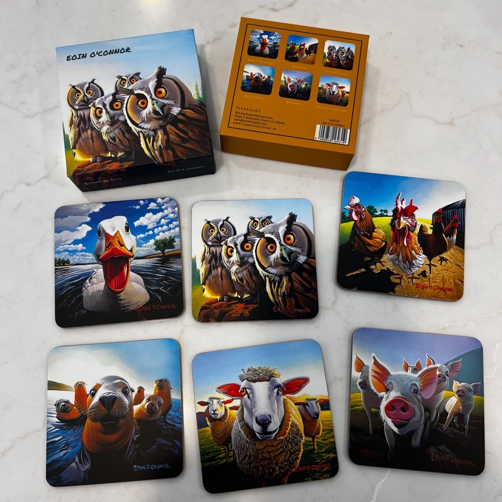 Animal Cork Coaster Set